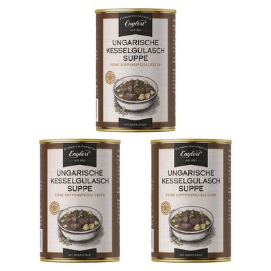 Ungarische Kesselgulaschsuppe 3er-Set