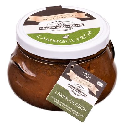 Dürrröhrsdorfer Lammgulasch im Glas