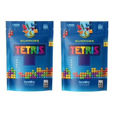 Fandom Tetris Fruchtgummi 2er-Set