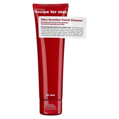 Recipe for men Recipe for men Ultra sensitive facial Cleanser