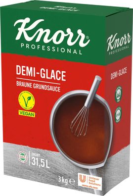 Knorr Demi-Glace Braune Grundsauce 3 kg (ergibt ca. 31,5 L)