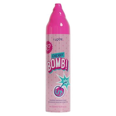 I Love, Cherry Bomb, veganes Duschmousse, 250 ml