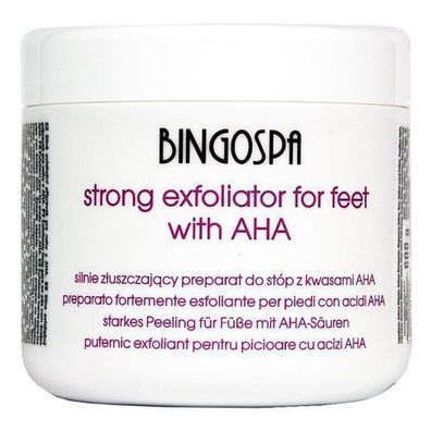 BingoSpa Intensive AHA-Fußpeeling mit 600g für glatte und erfrischte Haut