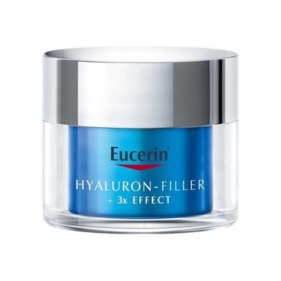 Hyaluron-Filler 3x Gel-Cream Effekt Nachtpflege Hydration Booster Gesichtscreme 50ml