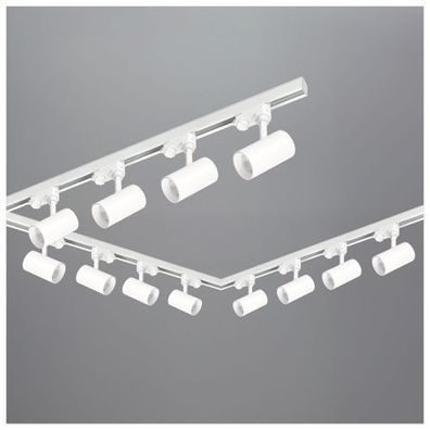 3-Phasen-Schienen-Set Nextrack - Schienensystem Komplett-Set mit 12x GU10 Lampe WEISS