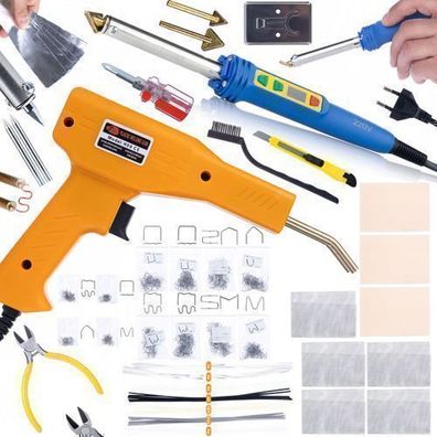 Rosfix Set Kunststoffschweißgerät 120W – 800 Klammern | 200–600°C, PA–ABS