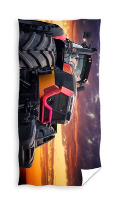 Tractor Badetuch Strandtuch Duschtuch 70 x 140 cm