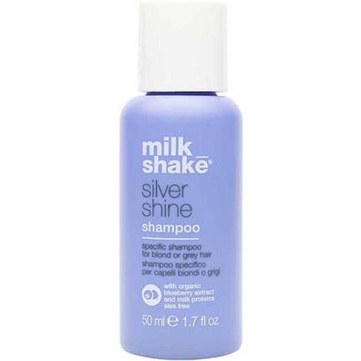 Milk Shake, Silver Shine, Haarshampoo, zur Neutralisierung von Gelbtönen, 50 ml