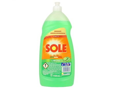 Sole Limone Verde Spülmittel 1,1L - Frische Power für strahlend sauberes Geschirr