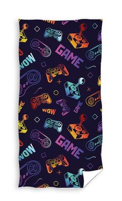 Gamer Game Badetuch Strandtuch Duschtuch 70 x 140 cm