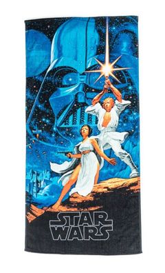 Star Wars Luke Skywalker Badetuch Strandtuch Duschtuch 70 x 140 cm