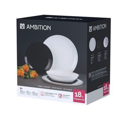 Tafelservice Valencia Night&Day 18 tlg. Ambition