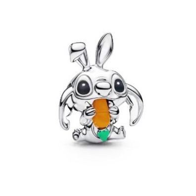Bead - Silber - Disney Stitch Hase Charm
