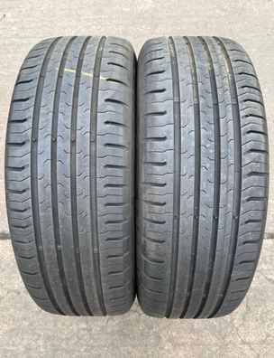 2x Sommerreifen 205/55 R17 91V Continental Conti Eco Contact 5 DOT18 6,1-7mm