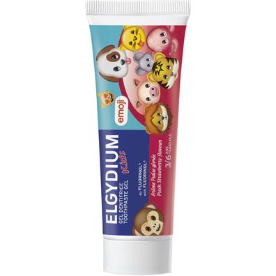 Elgydium, Emoji Kids, Schutz, Zahnpasta, 50 ml