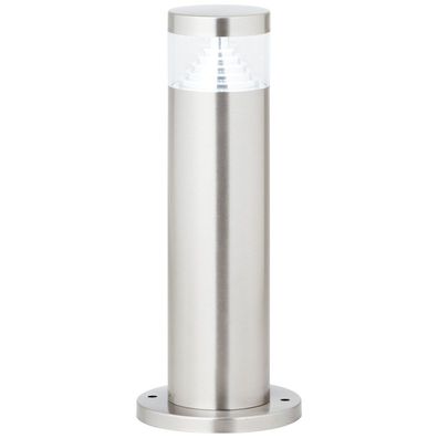 Brilliant Sockelleuchte "AVON" IP44 Metall/Kunststoff silber 30x7,5cm G43484/82