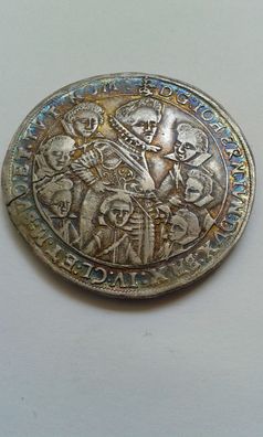 Original Taler 1618 Sachsen Weimar Saalfeld 8-Brüdertaler 28,94g Silber