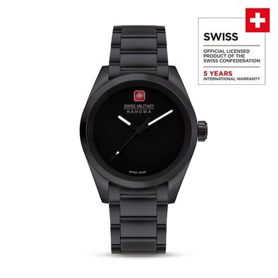 Swiss Military Hanowa - SMWGG0003530 - Armbanduhr - Herren - Quarz - Dark Matter