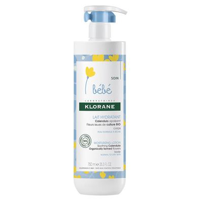 Klorane, Bebe, Calendula, feuchtigkeitsspendend, Körpermilch, 750 ml