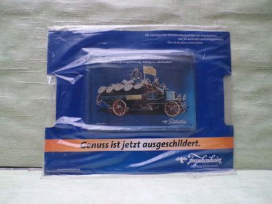 älteres Blechschild Frankenheimer Historisches Ausliefeerungsfahrzeug OVP