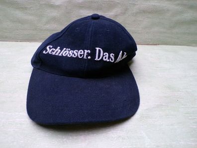 alte "Cord" Kappe Cap Mütze Hut blau Schlösser alt Das Alt 100% Cotton