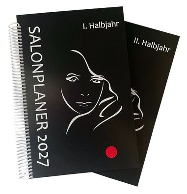 Salonplaner 2027, 10 Mitarbeiter Frisöre Kosmetik Nagelstudios Massagepraxen