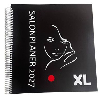 Salonplaner XL 2027, bis 5 Mitarbeiter Friseure, Kosmetik-, agelstudios Massagepraxen