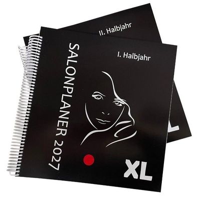 Salonplaner XL 2027, 10 Mitarbeiter Frisöre Kosmetik Nagelstudios Massagepraxen