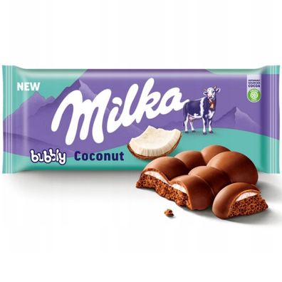 Milka Bubbly Coconut 97 g