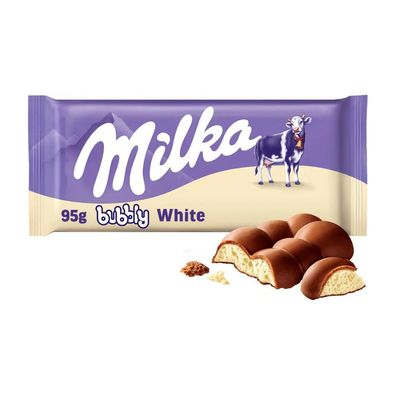 Milka Bubbly Weiße Milchschokolade 95 g
