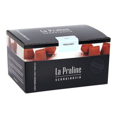 La Praline Schokotrüffel-Pralinen mit Pfefferminze