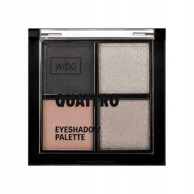 Wibo, Quattro, Lidschatten-Palette, 04, 4 Farben, 6 g