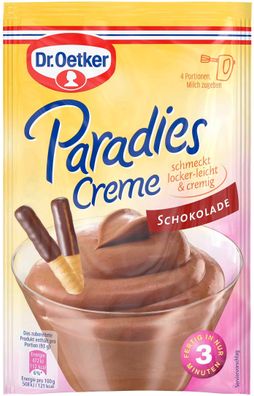 Dr. Oetker Paradiescreme Schokolade 74g