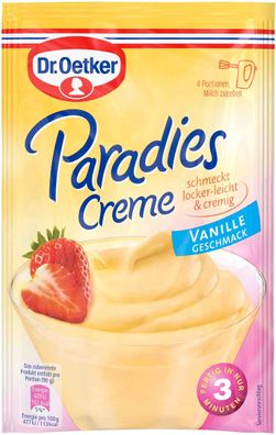 Dr. Oetker Paradiescreme Vanille 60g