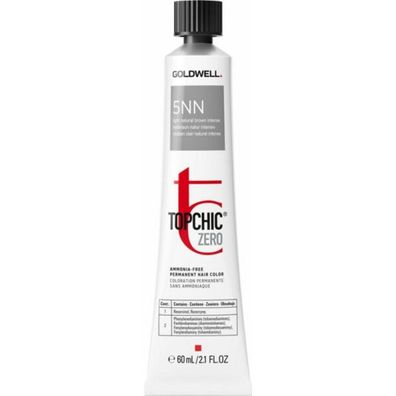 Goldwell, TopChic Zero, permanente Haarfarbe, 5NN Hellbraun Extra, 60 ml