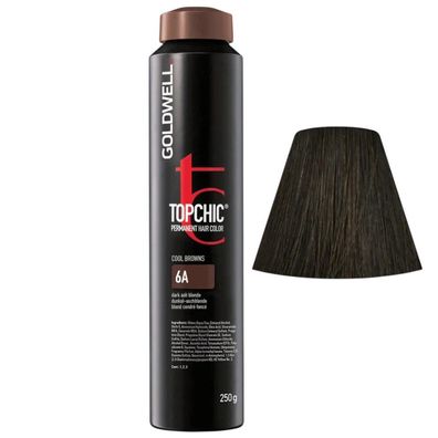 Goldwell, TopChic, permanente Haarfarbe, 6A, dunkles Aschblond, 250 ml