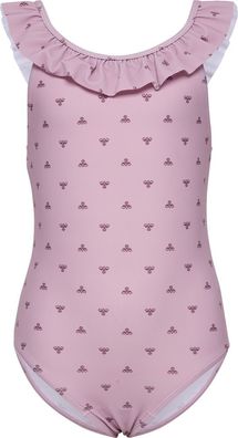 Hummel Kinder Badeanzug Hmljr Bee Aop Frill Swimsuit 232512