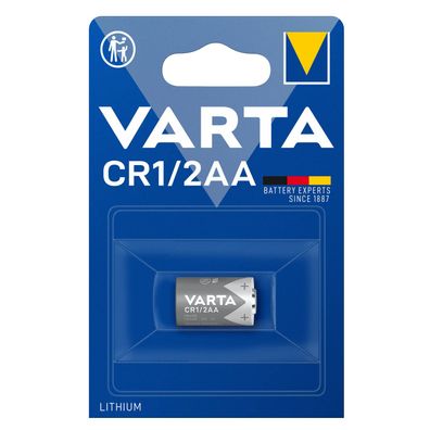 Varta CR 1/2 AA Mignon 6127 Lithium 3 V Batterie 700mAh im 1er Blister