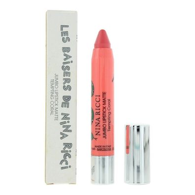 Nina Ricci, Jumbo, Matter, cremefarbener Lippenstift, Tempting Coral, 2,5 g