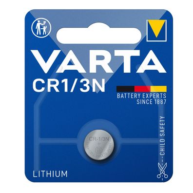 1x CR1/3N Lithium Knopfzelle 3V 170mAh L76 DL1/3N CR11108 VARTA 6131 CR1 3N