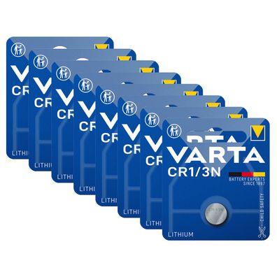 8x CR1/3N Lithium Knopfzelle 3V 170mAh L76 DL1/3N CR11108 VARTA 6131 CR1 3N