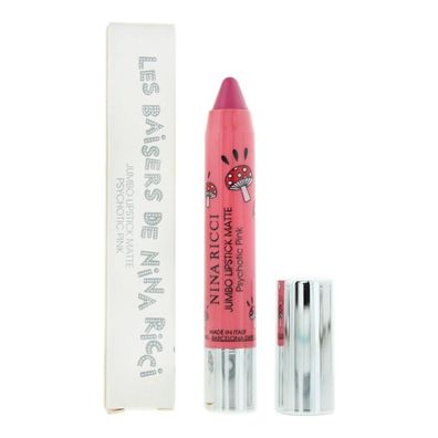 Nina Ricci, Jumbo, Jumbo Matte, cremefarbener Lippenstift, Psychotic Pink, 2,5 g