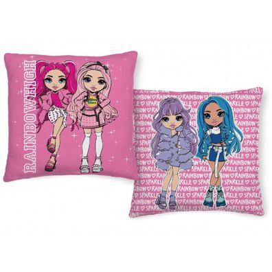 Rainbow High Dekokissen Kuschelkissen (1 Stk.) 40 x 40 cm aus Polyester