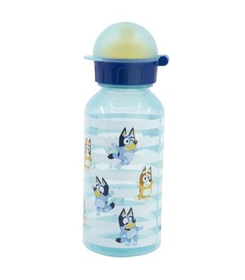 Bluey Kinder Trinkflasche 370 ml Schulflasche mit Sicherheitskappe