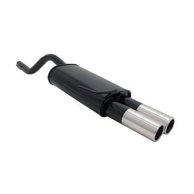 Novus Sportauspuff für Renault Clio 2 2x76mm Endschalldämpfer mit ABE