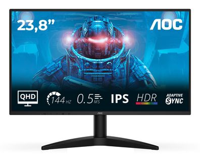 AOC Basic-line Q24B36X - B3 Series - LED-Monitor - 61 cm (24") (23.8" sichtbar) - 256
