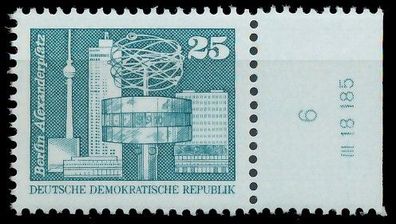 DDR DS AUFBAU IN DER Nr 2521DV R6 postfrisch SRA XAB51EA