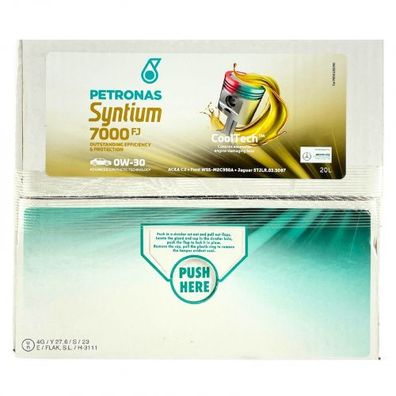 Petronas Syntium 7000 FJ 0W-30 SN 20 Liter