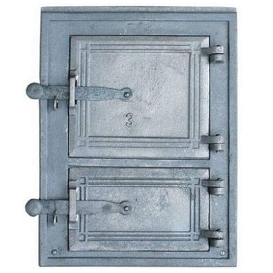 Ofentür Gusseisen Backofentür Holzofentür Kaminofentür Doppelte 38 X 29 CM 532