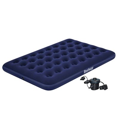 Bestway Doppelluftbett 191x137 cm mit Pumpe Gästebett Camping Luftmatratze